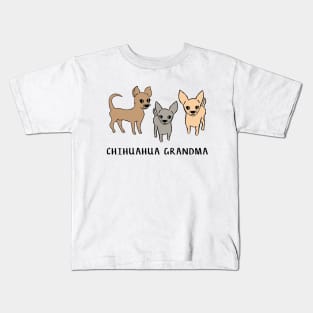 Chihuahua grandma Kids T-Shirt